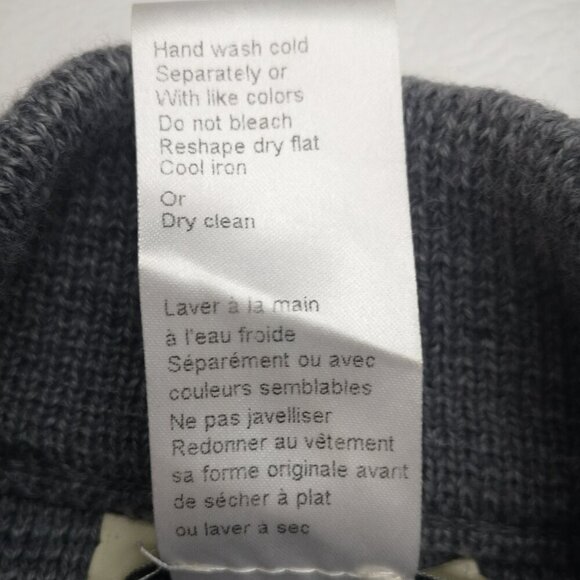 Cocogio Made in Italy Grey Ladies Size Medium Merino Wool Blend Cardigan - Picture 4 of 9